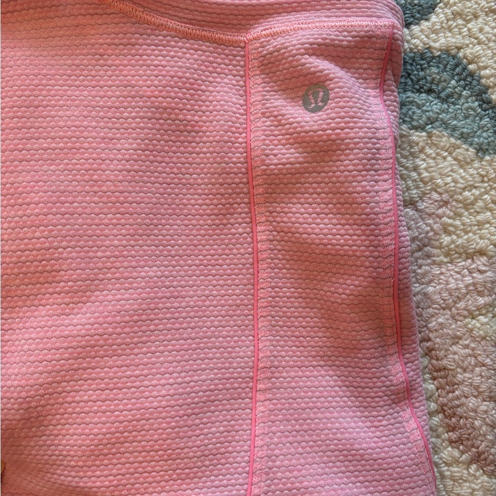 Lululemon Pink Textured top